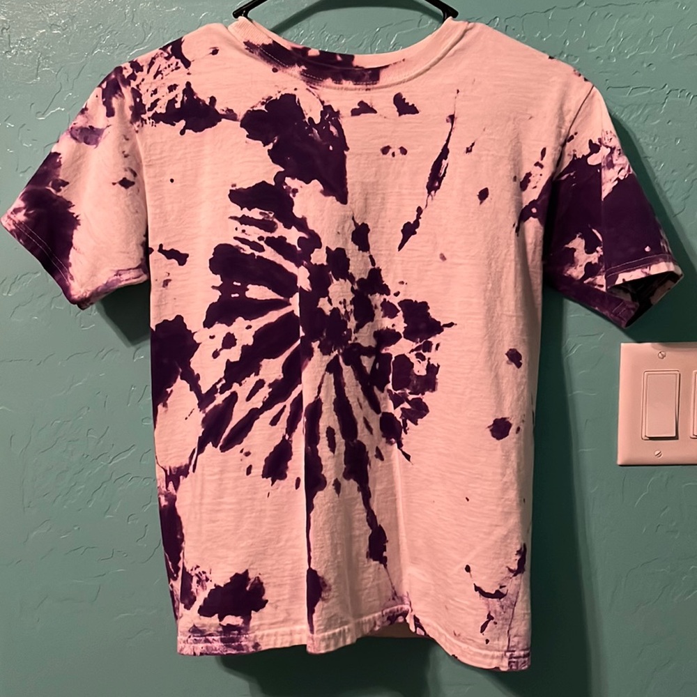 Purple Tie Dye T Shirt